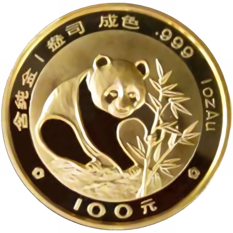 1988 chinese gold panda