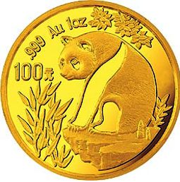 1993 chinese gold panda