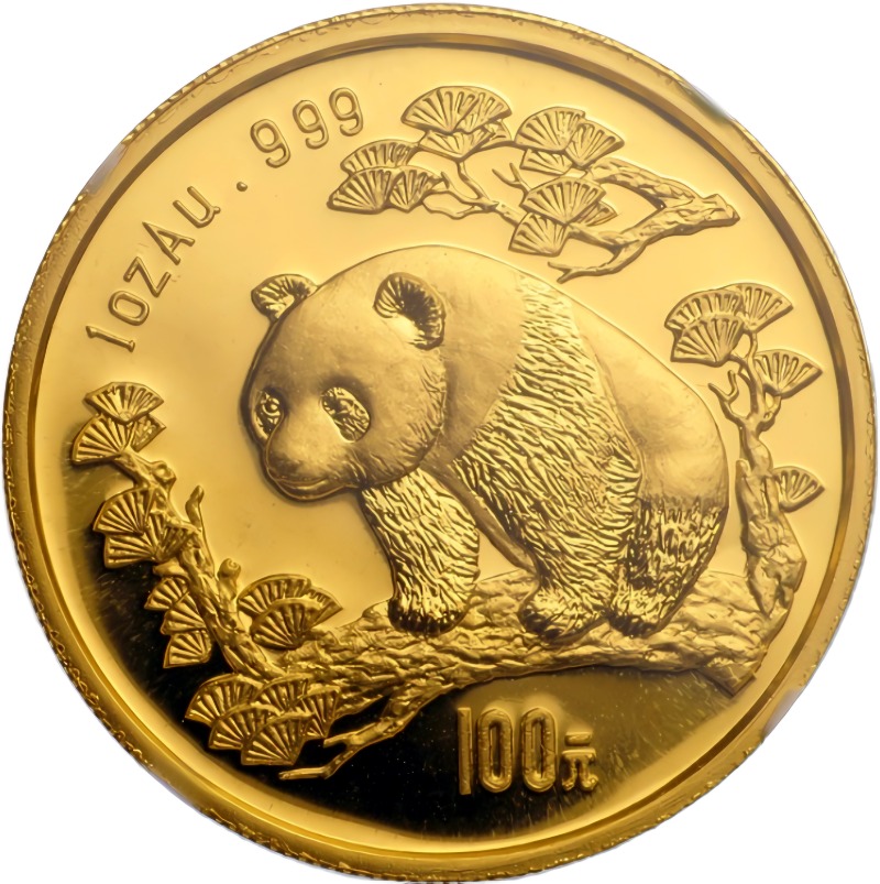 1997 chinese gold panda