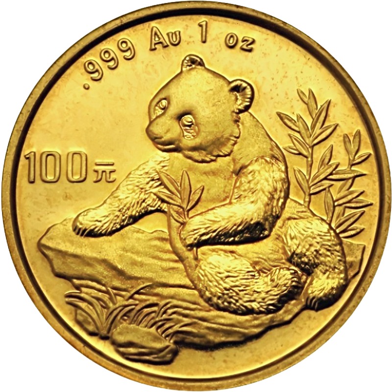 1998 chinese gold panda