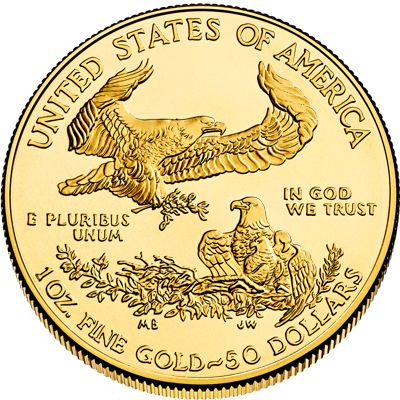 2013 - 1 oz. US American Gold Eagle - Rev