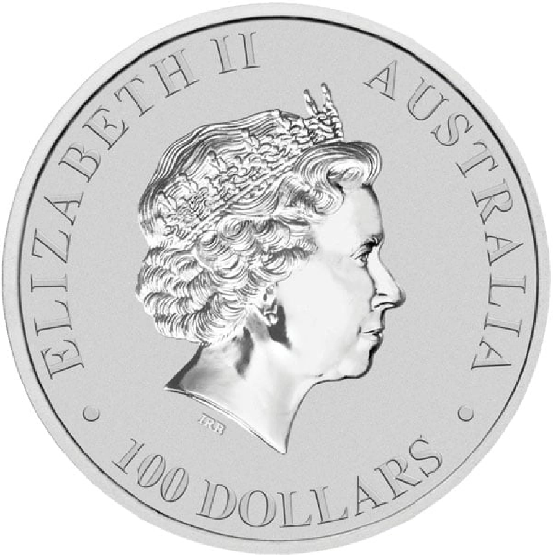 1 oz Australian Platinum Platypus Obverse side