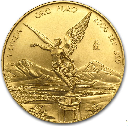 2000 1oz Gold Libertad Reverse