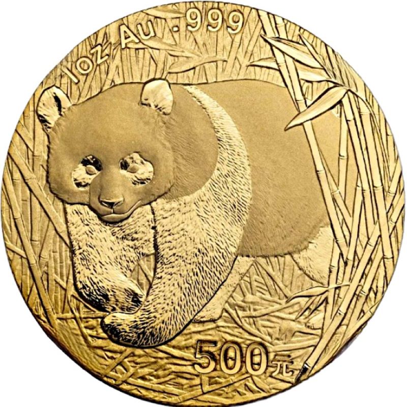 2002 chinese gold panda