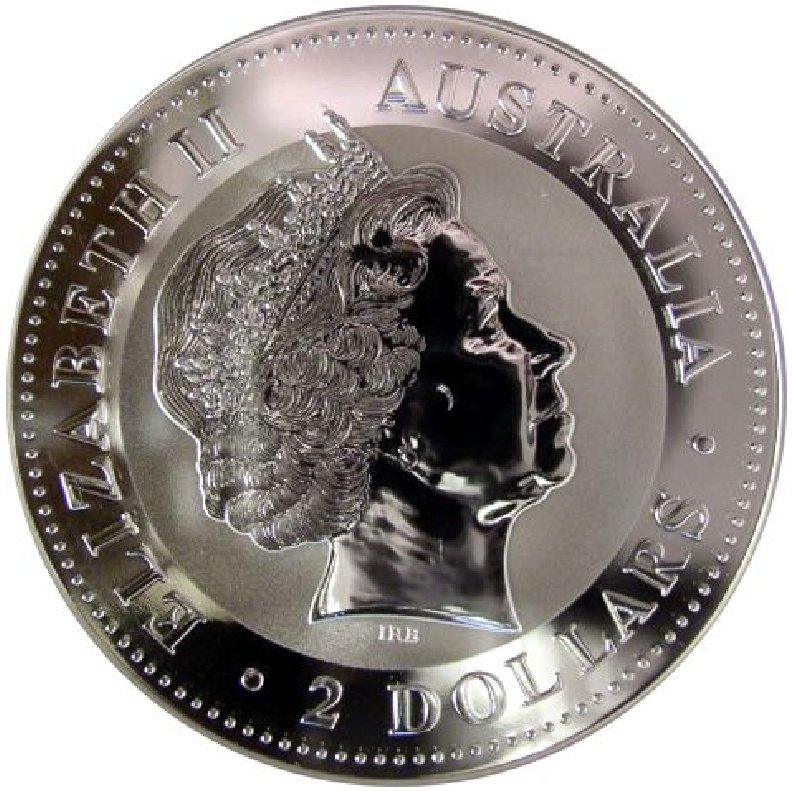 2003 - 2 oz. Australian Silver Kookaburra Obverse