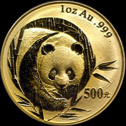 2003 chinese gold panda