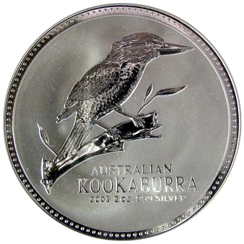 two oz silver kookaburra