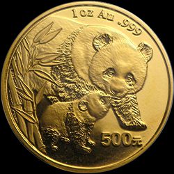 2004 chinese gold panda