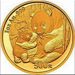 2005 chinese gold panda