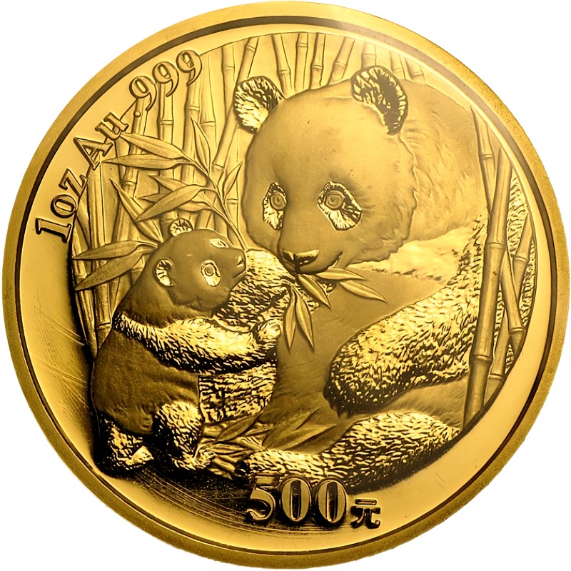 2005 chinese gold panda