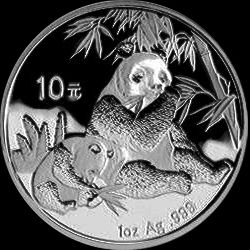 2007 chinese silver panda