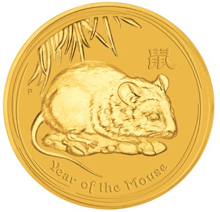 gold lunar coin