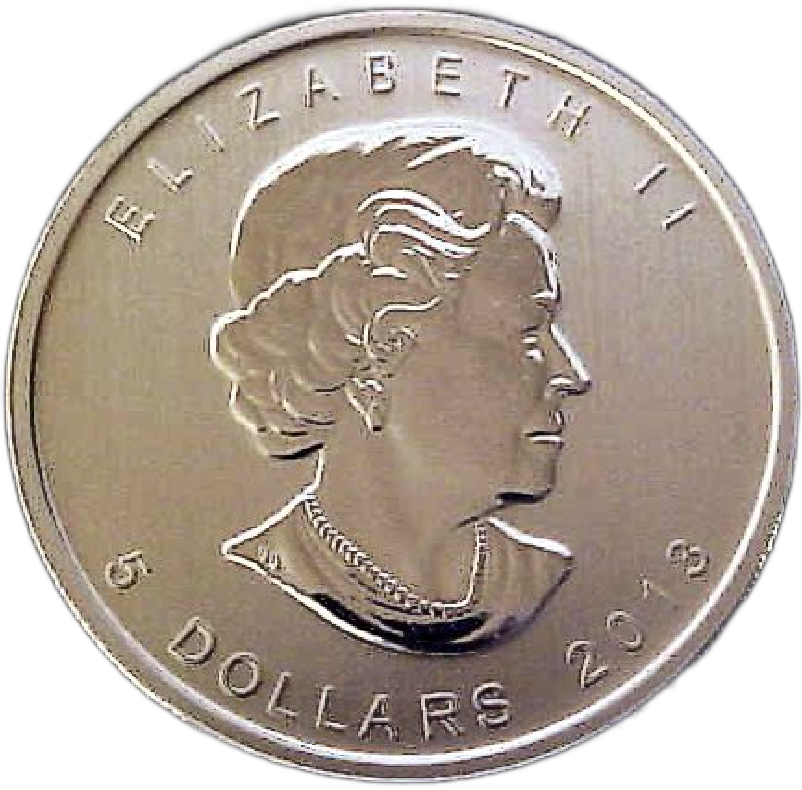 2013 - 1oz. Canadian Antelope bullion Coin - Obverse Side