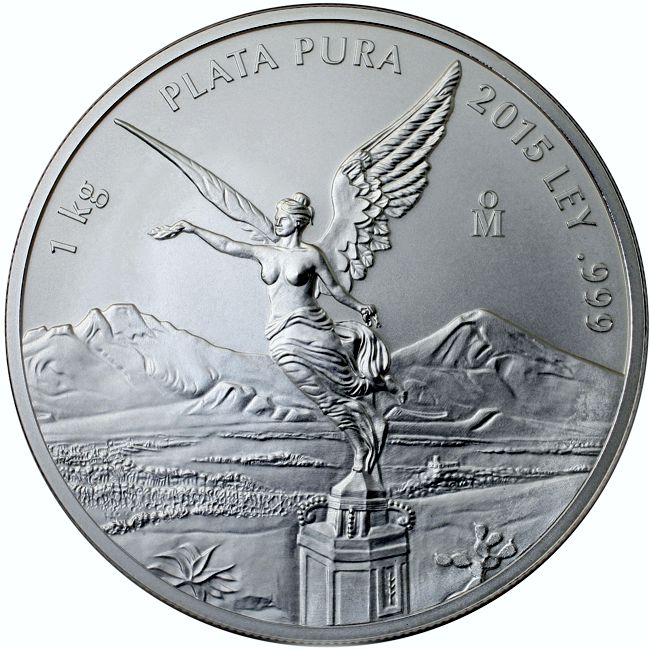 2015 - 1 kilo. Silver Libertad REV