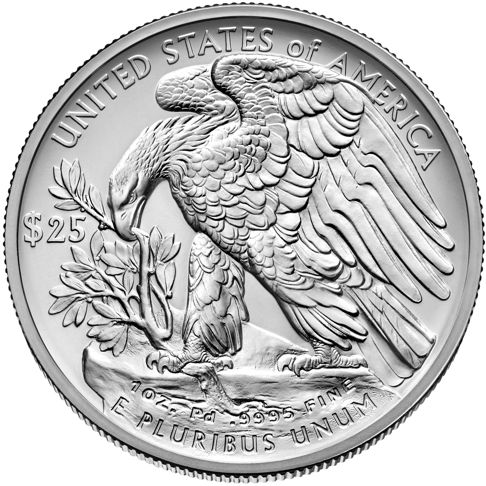 American Eagle Palladium Bullion Coin - REV