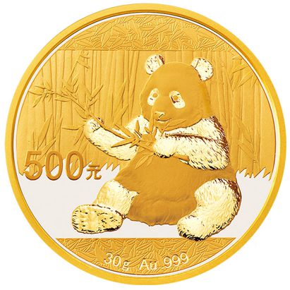 2017 chinese gold panda