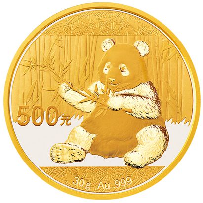 2017 chinese gold panda