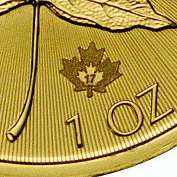 gold maple leaf security feature