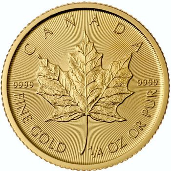 1/4 oz. Canadian Maple Leaf