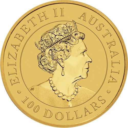 1 oz. Australian Gold Kangaroo Bullion Coin - Obverse