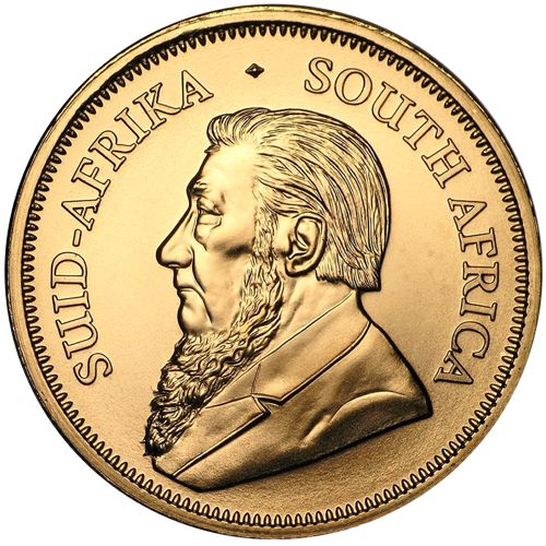 1 oz. Gold Krugerrand OBV