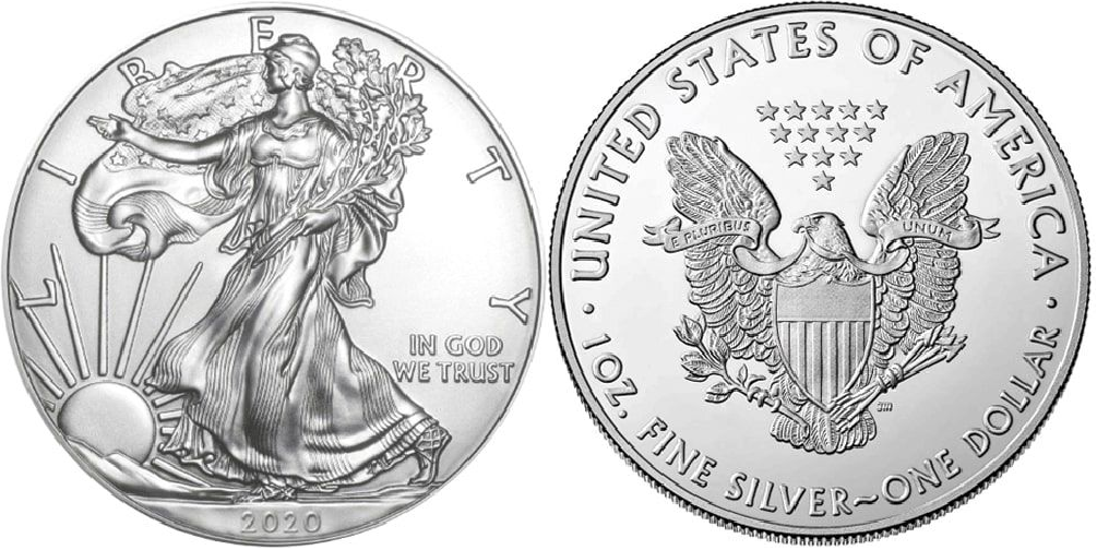 1986-2021, Type I: 1oz. American Eagle Silver Bullion Coin