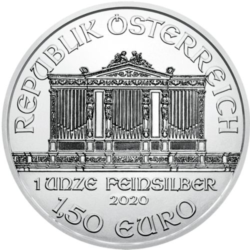 Silver Austrian Philharmonic - Obverse