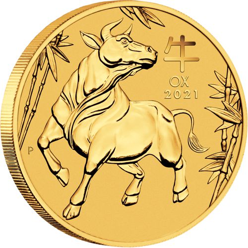 gold lunar coin