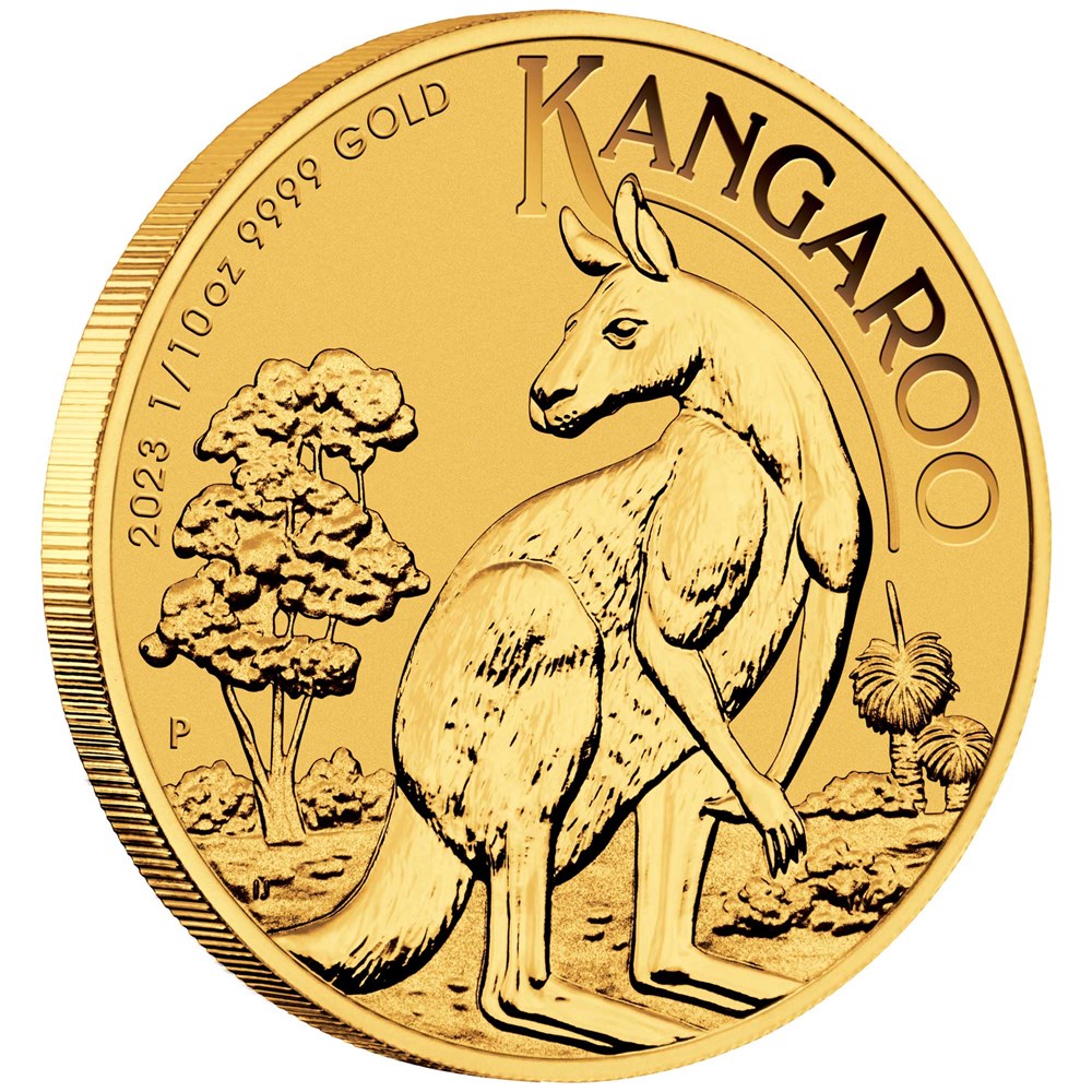 2023 - 1/10-oz. Gold Kangaroo-REV