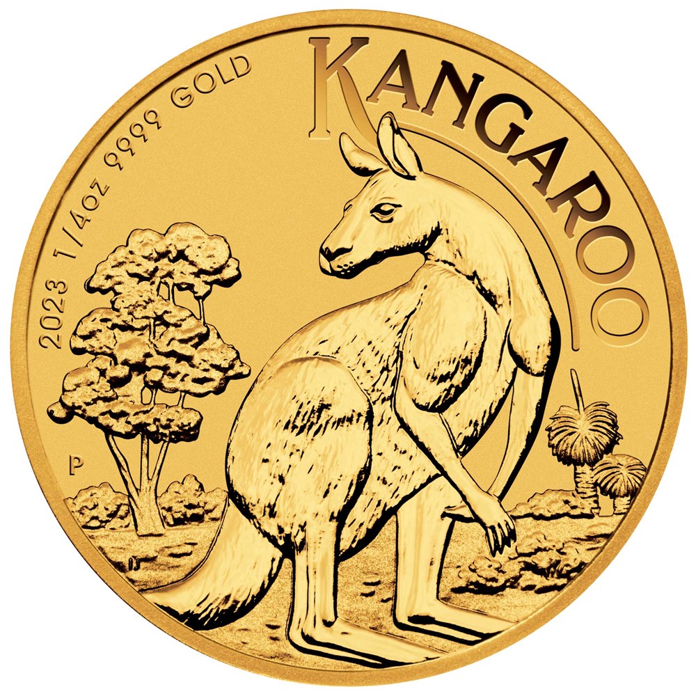 2023 - 1/4oz. Gold Kangaroo-REV