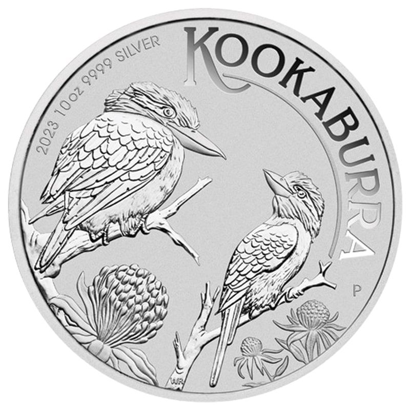 10oz. - Silver Kookaburra - REV