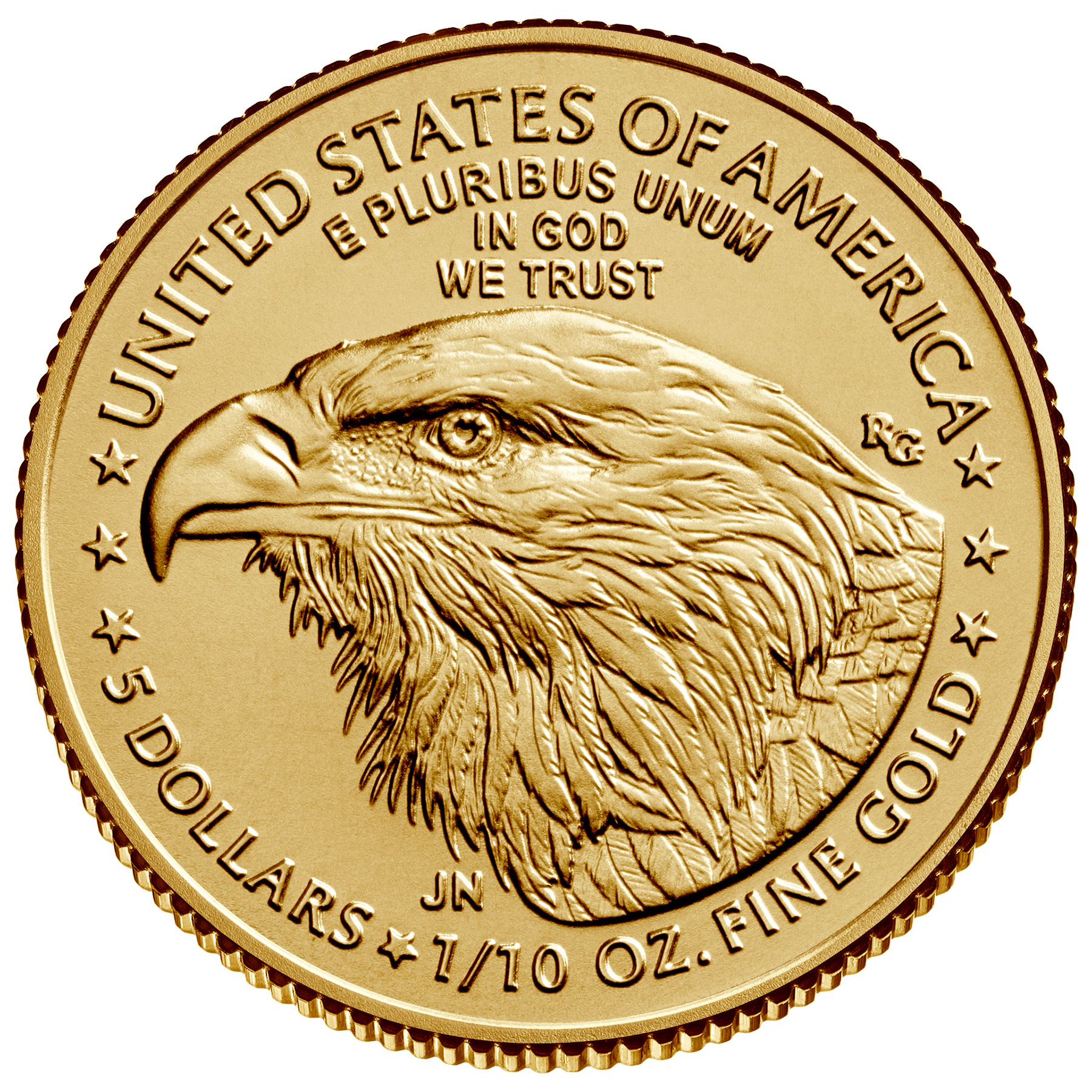 1/10oz U.S. Gold Eagle Reverse Type II