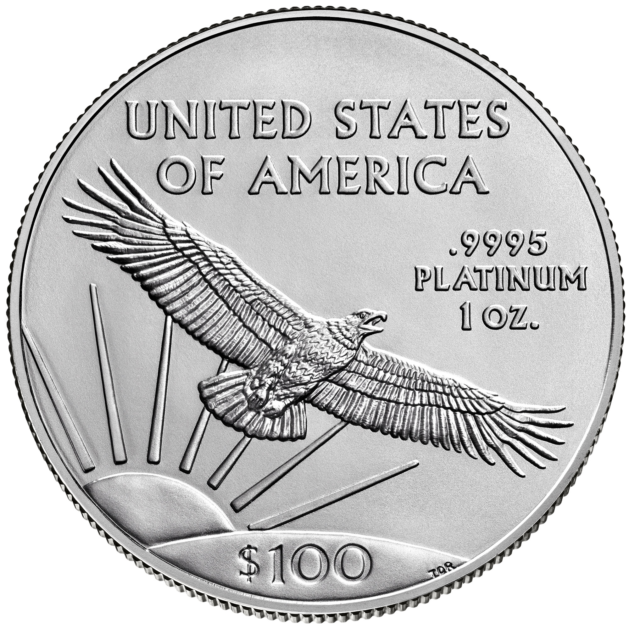 1oz U.S. Platinum Eagle Bullion Coin - Reverse