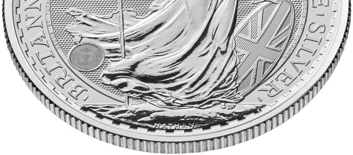 2024 1 oz. Silver Britannia bullion coin - Reeded Edge
