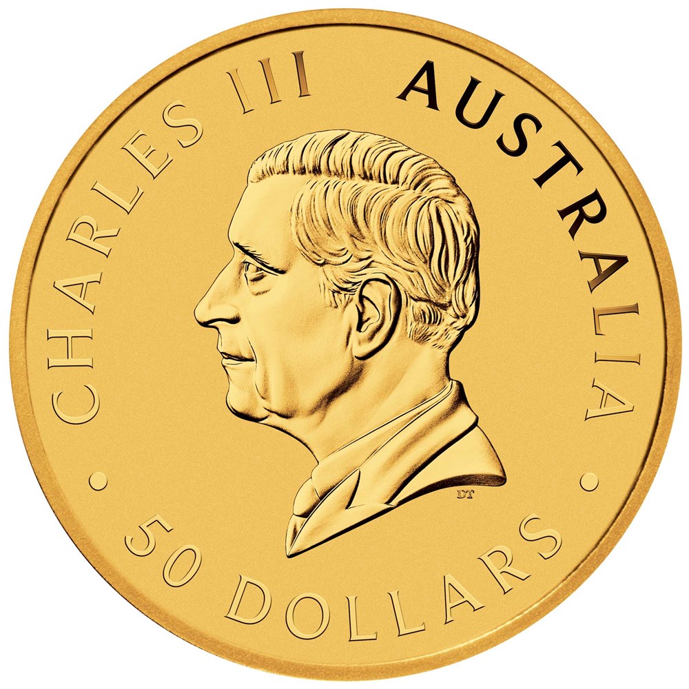 2024 1/2 oz. Gold Australian Kangaroo - Obverse side