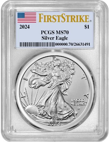 2024 First Strike - Silver Eagle Graded Coin