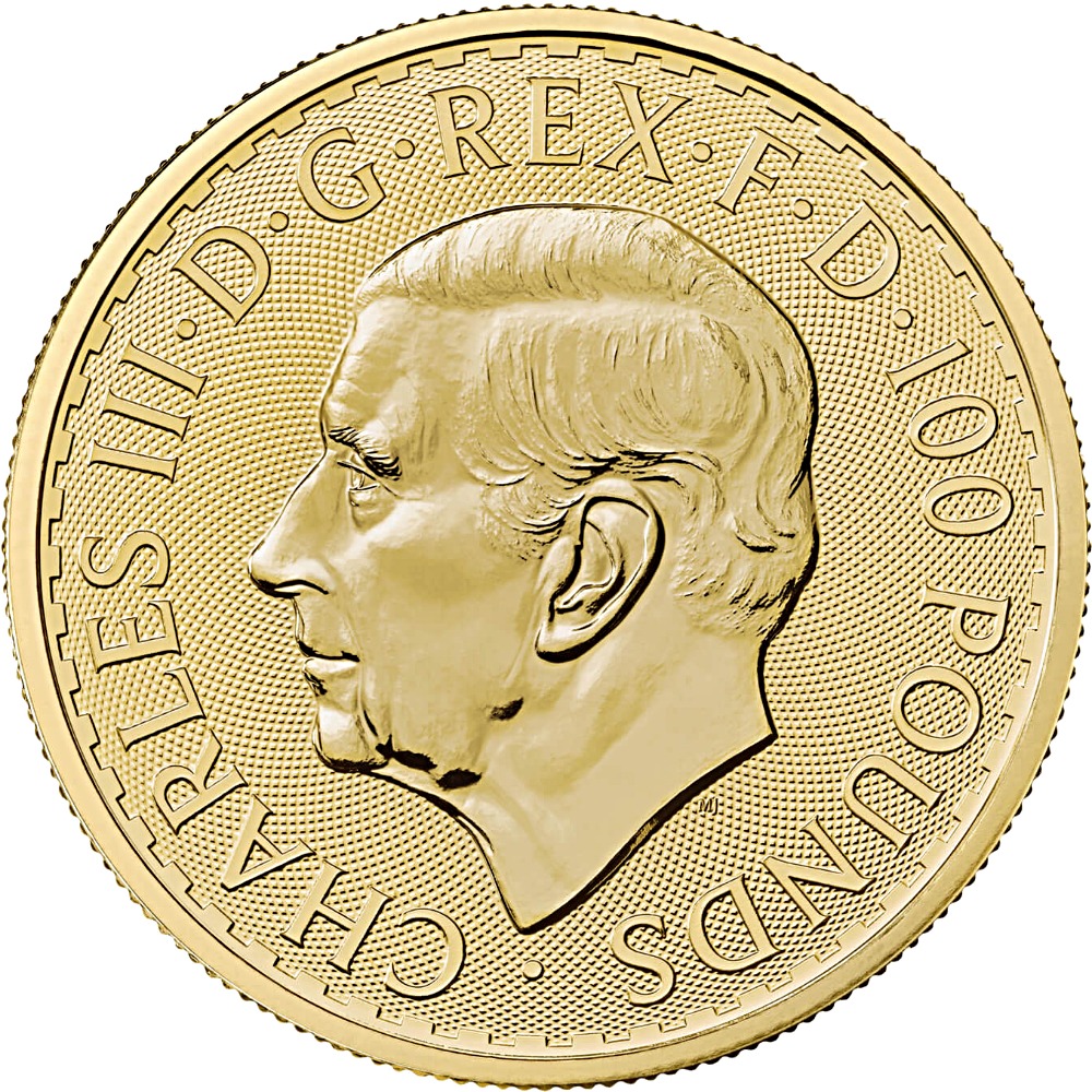 2026 - 1oz. Gold Britannia bullion coin - obverse side