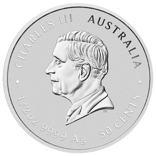 2026 - 1/2 oz. Australian Silver Lunar Bullion Coin - Series III - Obverse Side of the coin