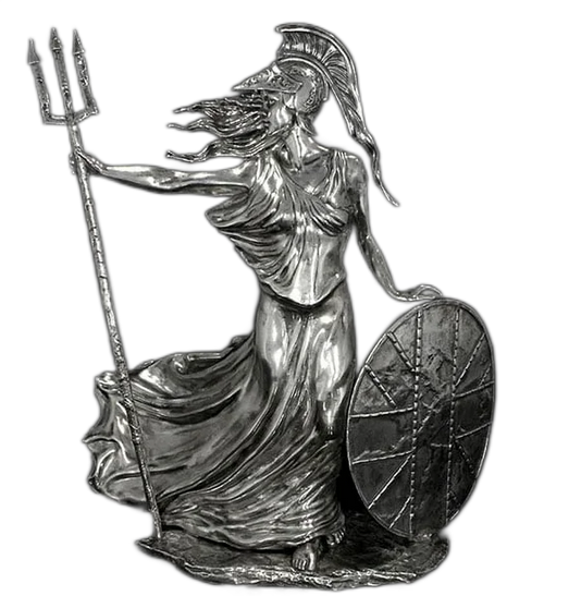 Philip Nathan's "Britannia" - 30 troy oz Sterling Silver Statue