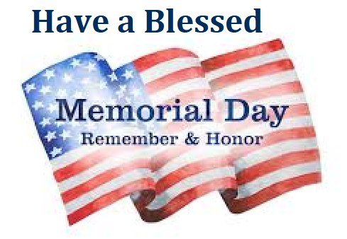 Have a Blessed Memorial Day Banner