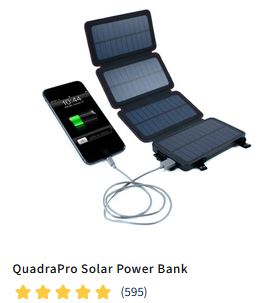 Survival Frog - Solar Powered Quad Bank - USB