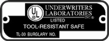 UL Solutions - TL-30 tag label