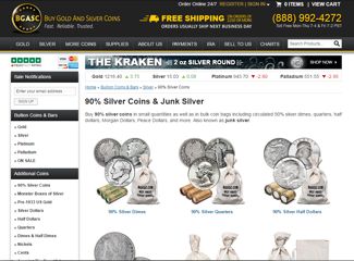 bgasc junk silver coins