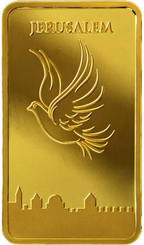 dove of peace gold bar