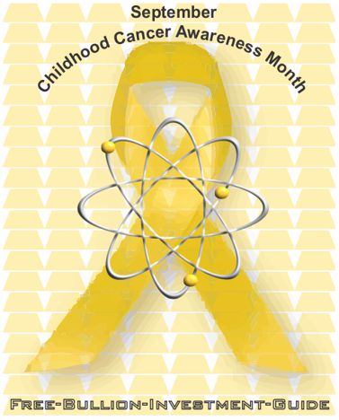 Childhood Cancer Awareness Ribbon - Gold Nano - September