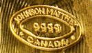 johnson matthey - 9999 - canada - gold identification mark