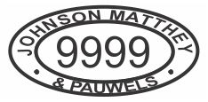 johnson matthey & pauwels - 9999 - gold identification mark