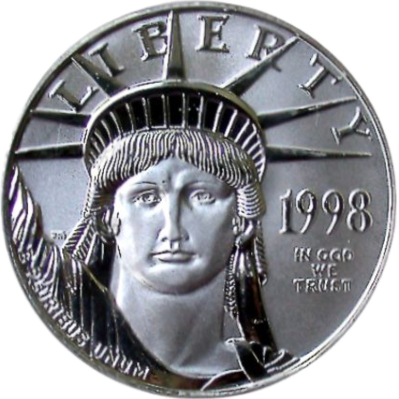 American Eagle Platinum Bullion Coin - obverse side