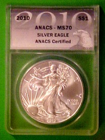 ms70 anacs silver eagle