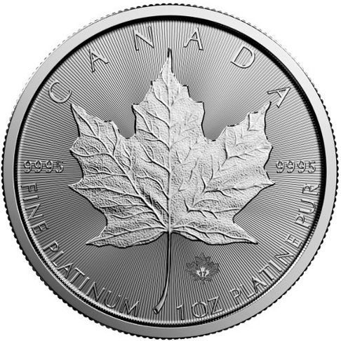 1 oz. Platinum Canadian Maple Leaf Bullion Coin